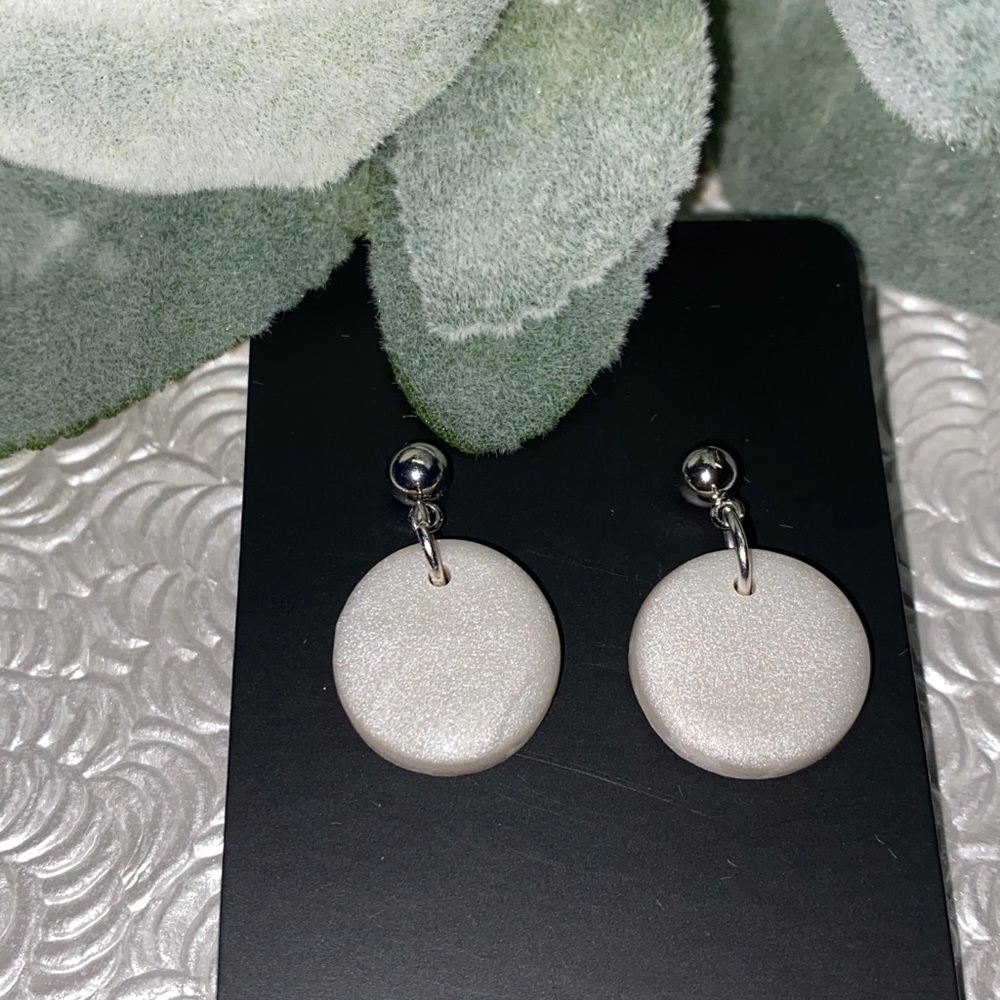 Handmade ball dangle earrings